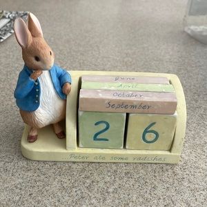 Peter Rabbit perpetual calendar